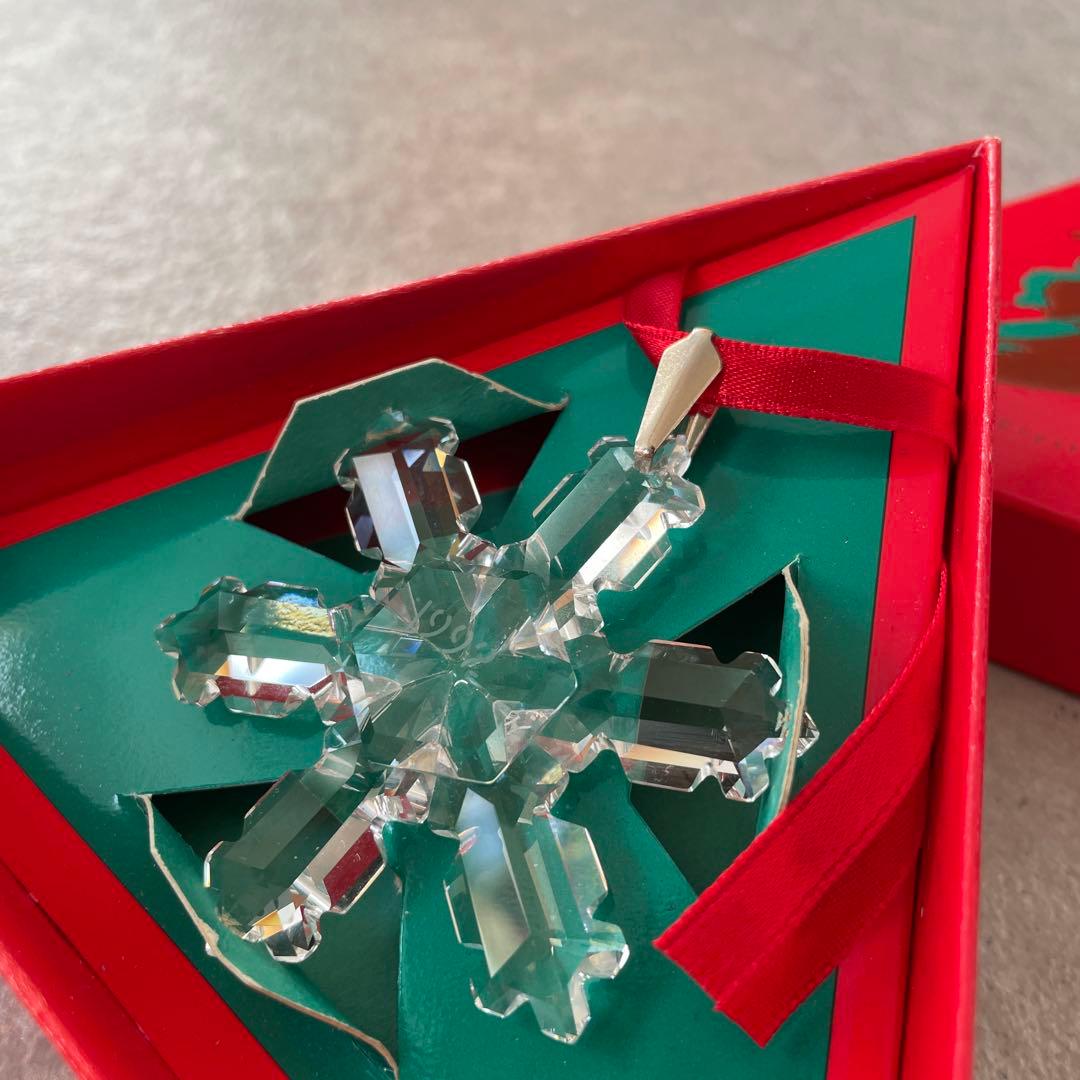 新品未使用【激レア】クリスマスオーナメント 1992年 雪の結晶 箱付きD