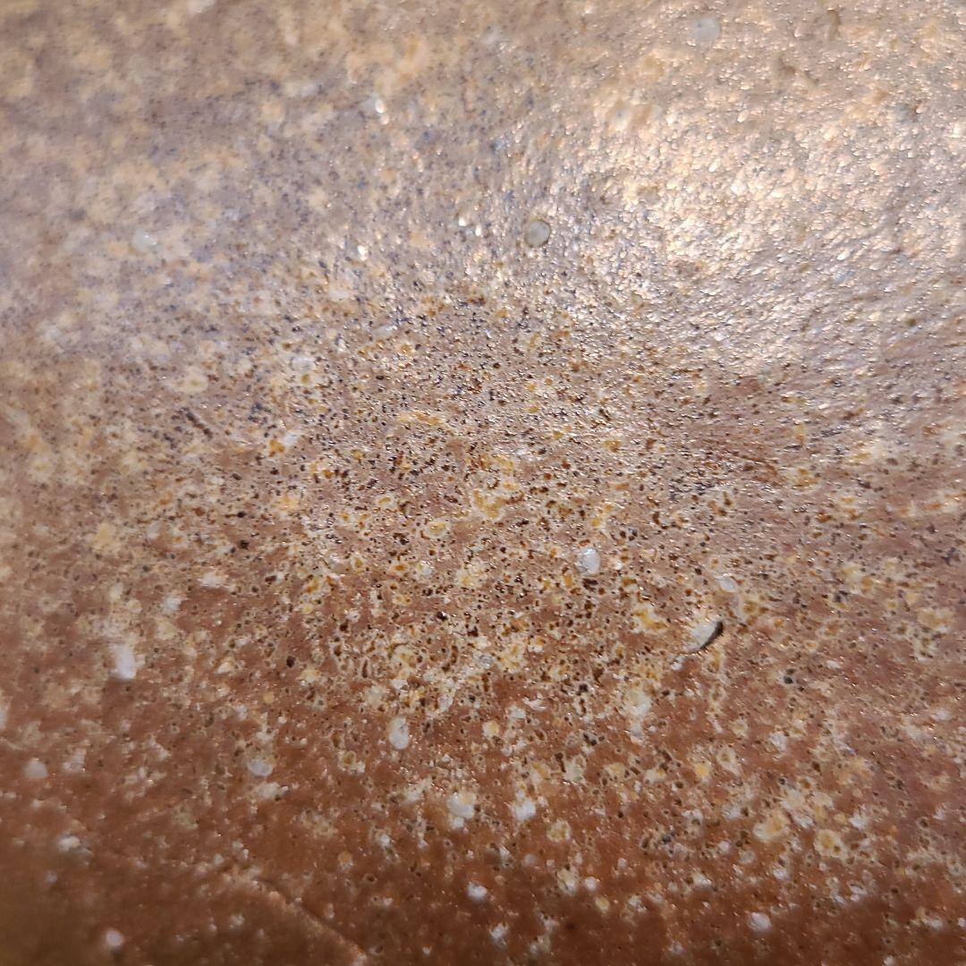 信楽焼 加藤隆彦作 長型壷 長径9.5寸（約28cm） 共箱 本物保証