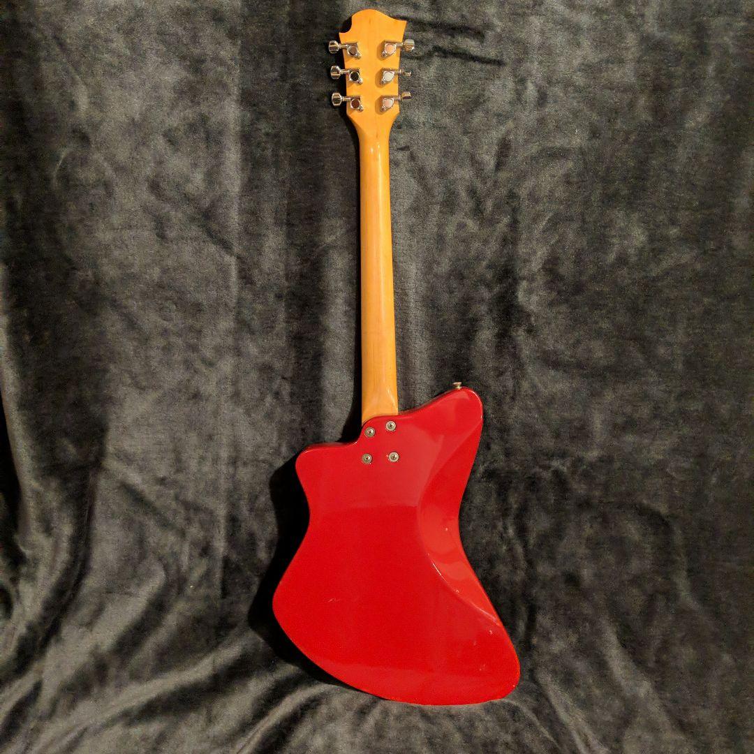 Burny H-65 エレキギター レッド シャチ