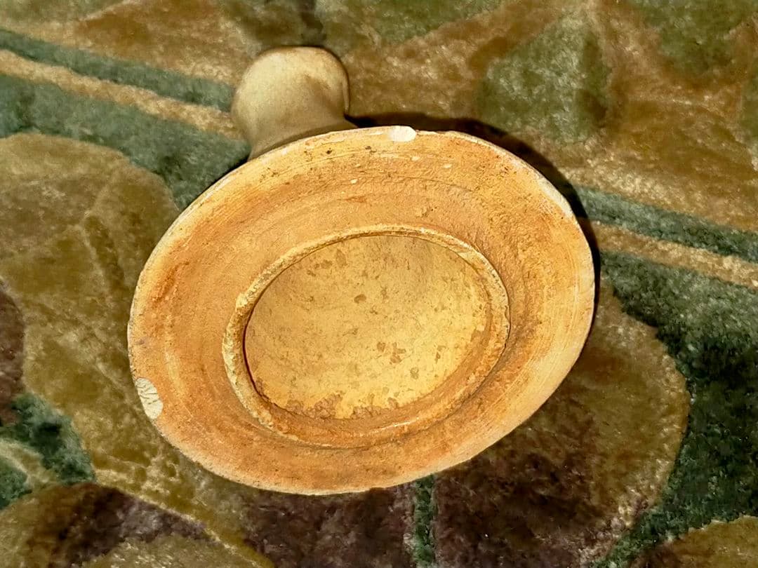 ♥値下げ！中国　白釉　花瓶　発掘品　カケあり　桐箱付き　出土品　骨董　古玩