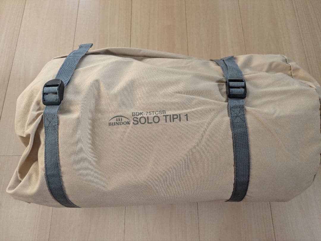 展示未使用　BUNDOK ソロティピー1TC サンドベージュ