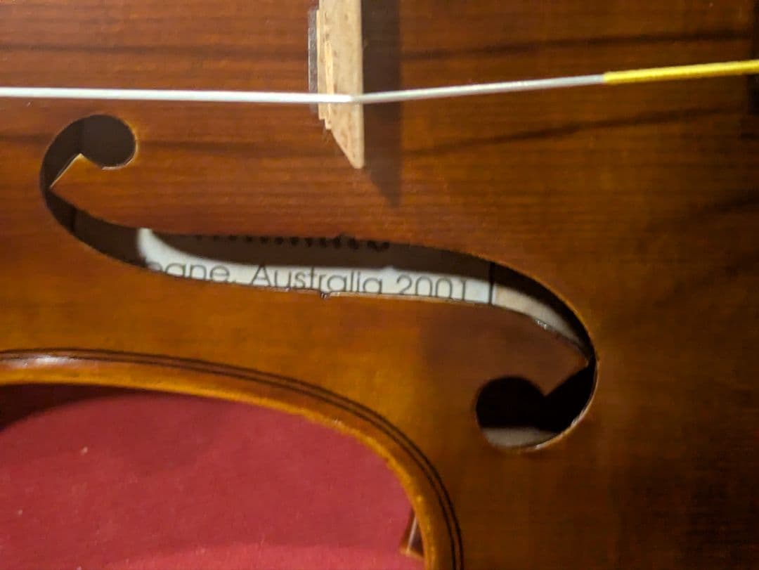 【調整済】Amore ヴァイオリン 4/4 豪Animato工房製 2001年