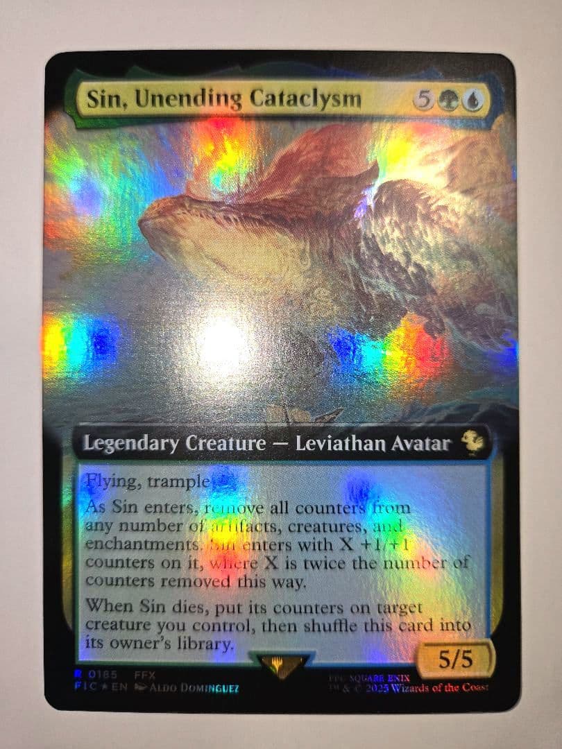 ラスト一枚【Foil】(185)■拡張アート■終わりなき災厄、『シン』　英語版