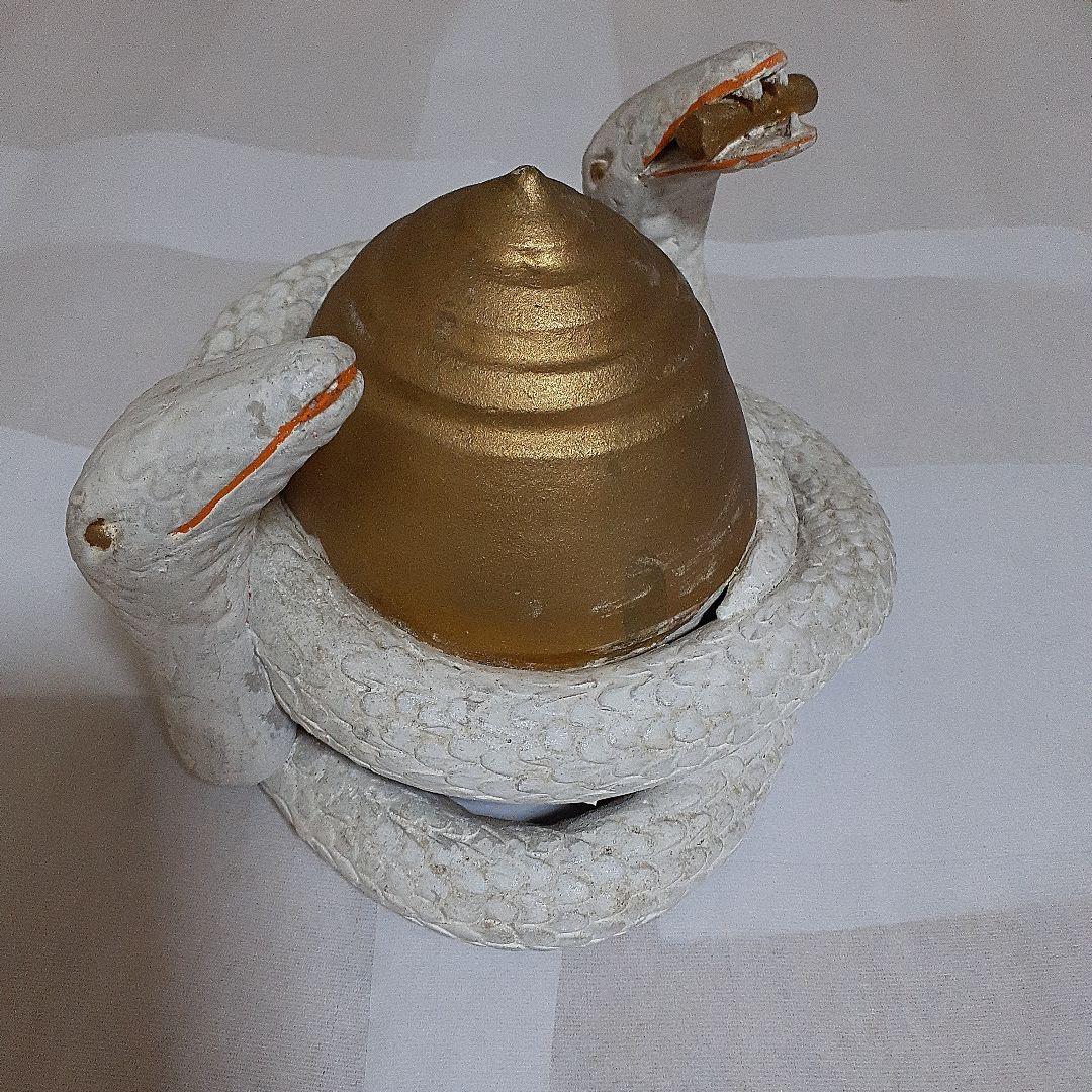 大蛇　巳神　宝珠白蛇　財運金運