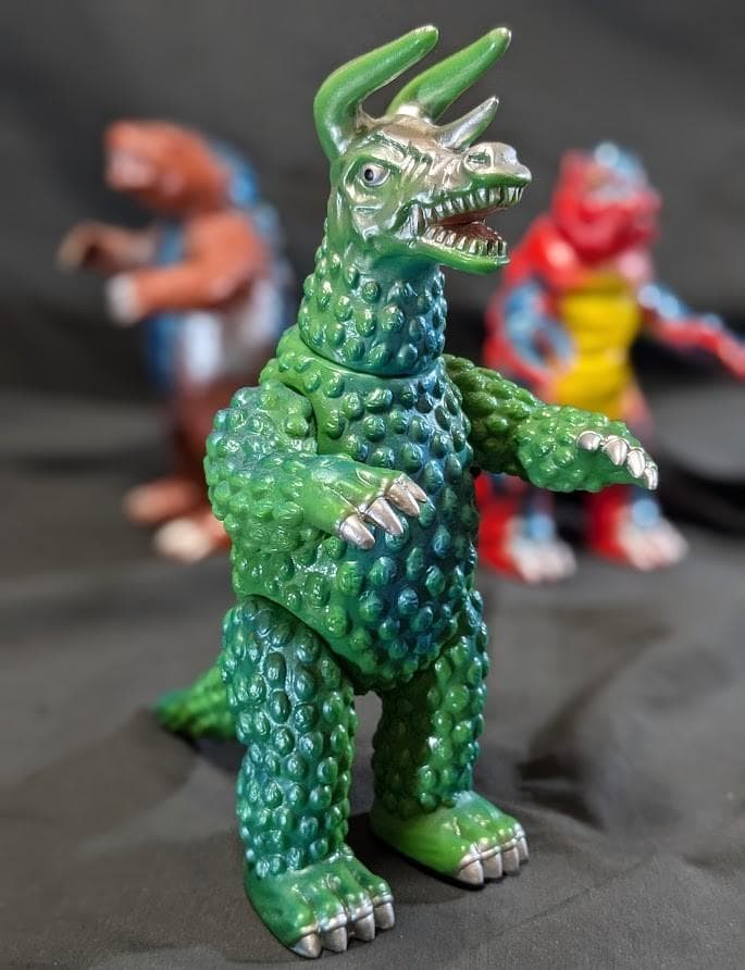 サソギラス＆モグネス＆ジギラ「マグマ大使」怪獣（ブルマァク復刻）ソフビ３体セット