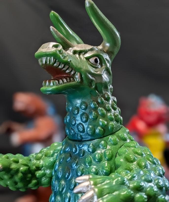 サソギラス＆モグネス＆ジギラ「マグマ大使」怪獣（ブルマァク復刻）ソフビ３体セット