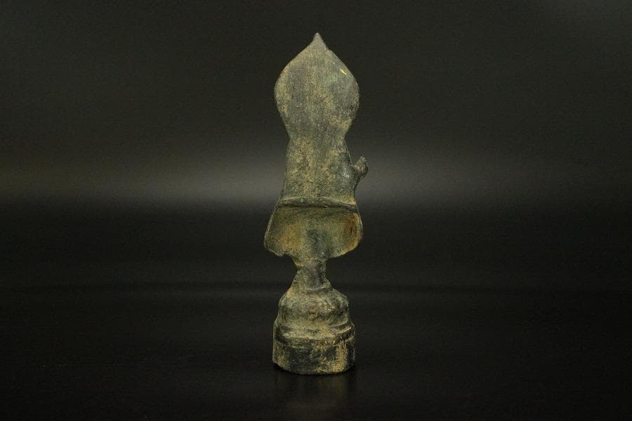 仏教美術 鍍金 如来坐像 高10.5cm(A279)