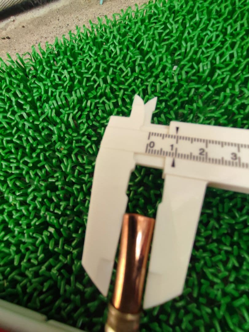 18Kと800の刻印が入ったヴィンテージメタルストロー