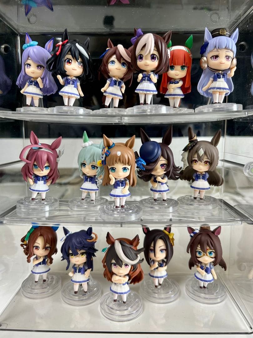 『コンプリート』ウマ娘 キャラクター ミニフィギュアセット 23体＋ケース付