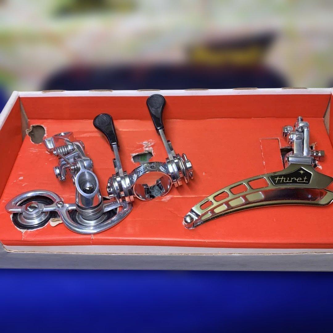 Huret ユーレーフロント・リアディレイラーＷレバーセット【ビンテージ】