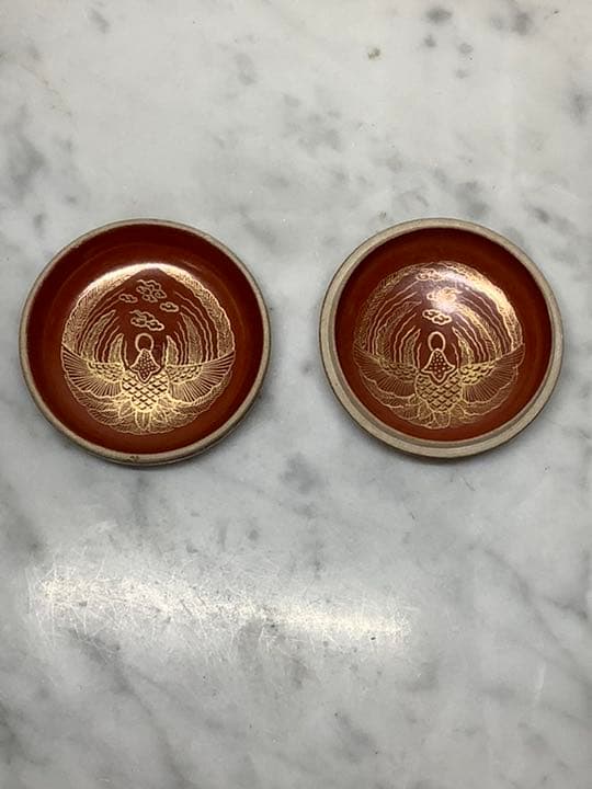 九谷焼　末川泉山　庄三風　香合