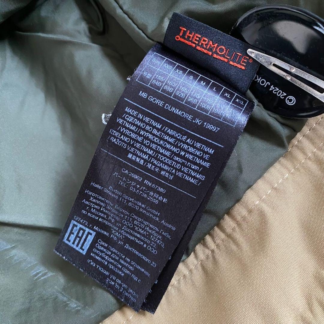 【美品】Burton Dunmore Gore-Tex Jacket パーカー