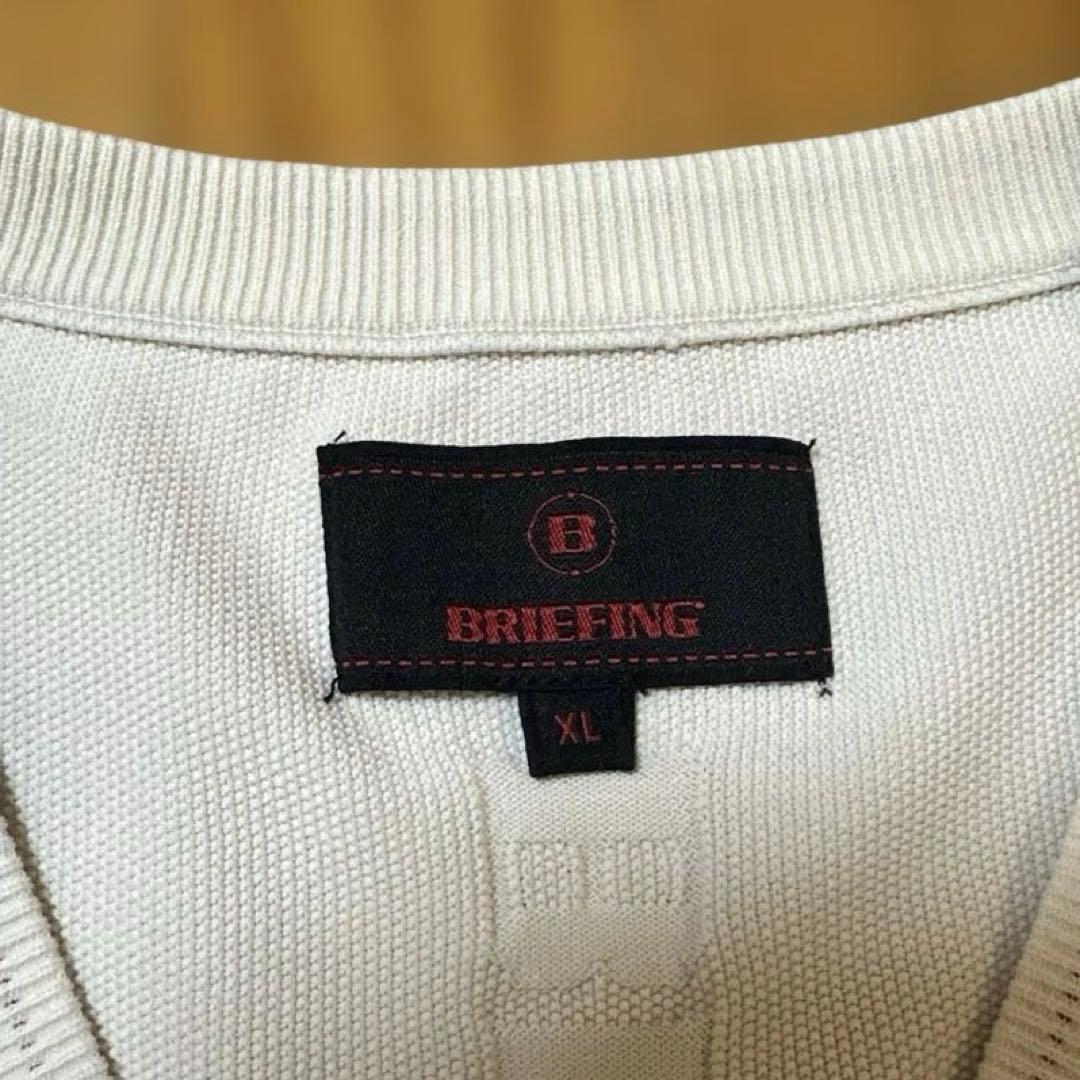 ブリーフィング　 Vネック ニット ベスト　メンズ　サイズXL