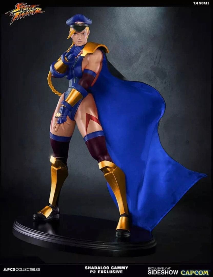 カプコン キャミィ 青 海外製 1/4 フィギュア 中古