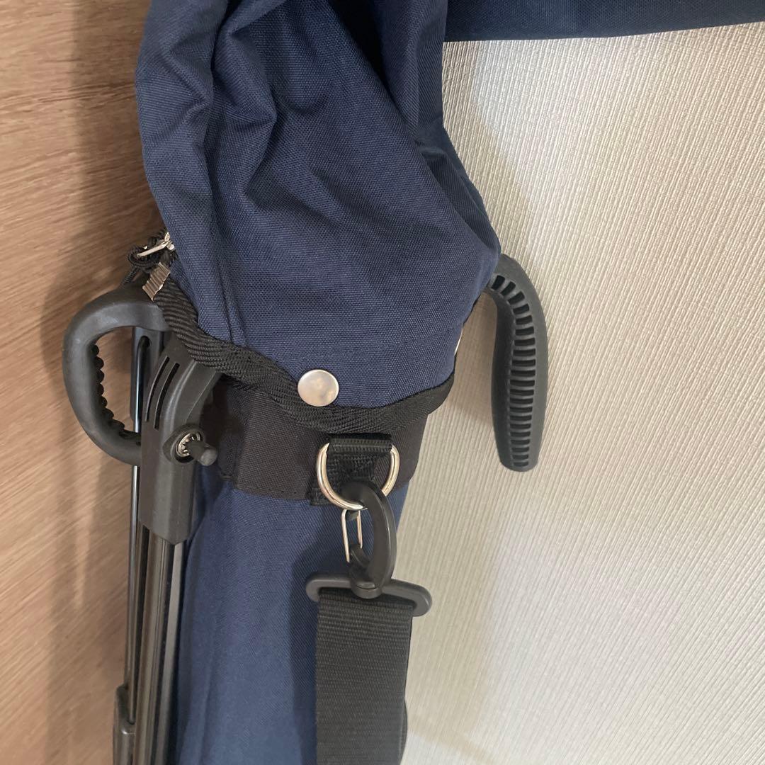 【新品】DESCENTE ゴルフサイドバッグ 【ネイビー】