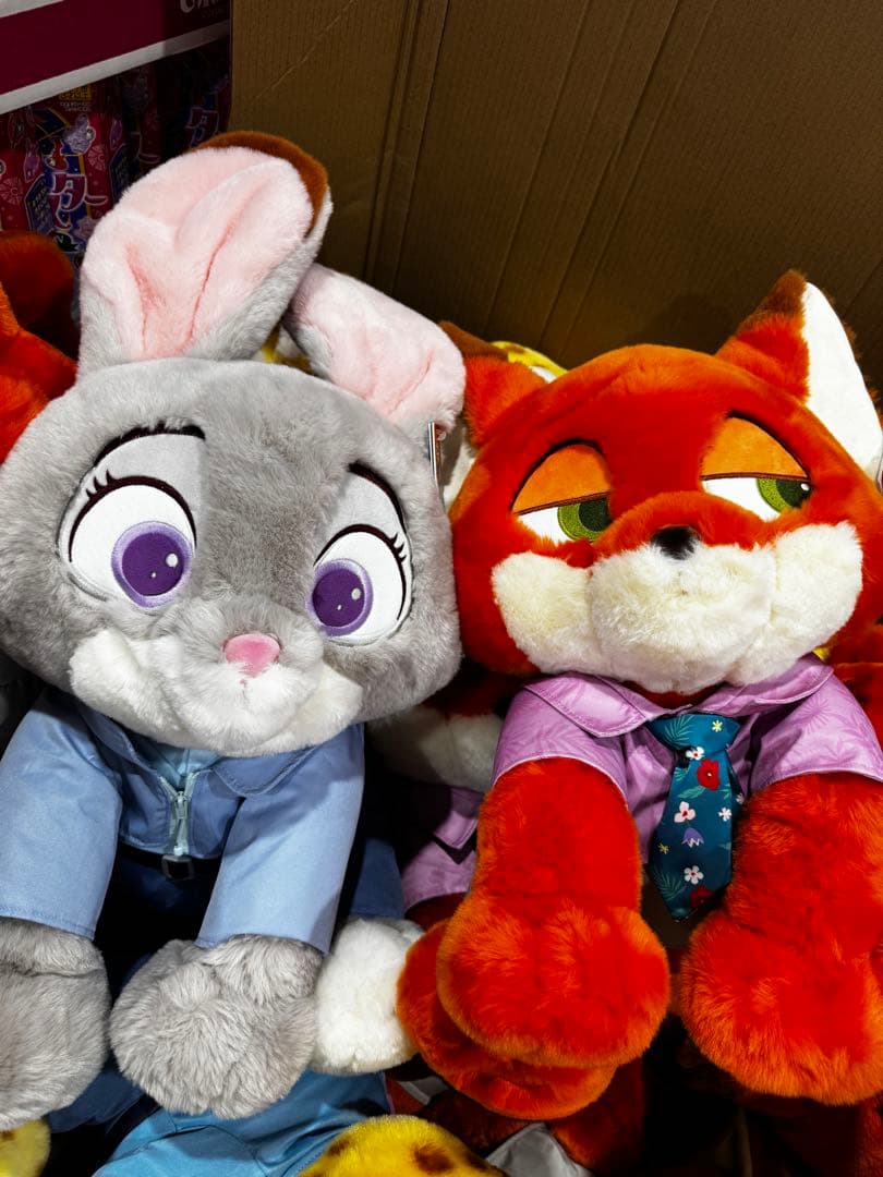 ズートピア ぬいぐるみ ブランケット付き