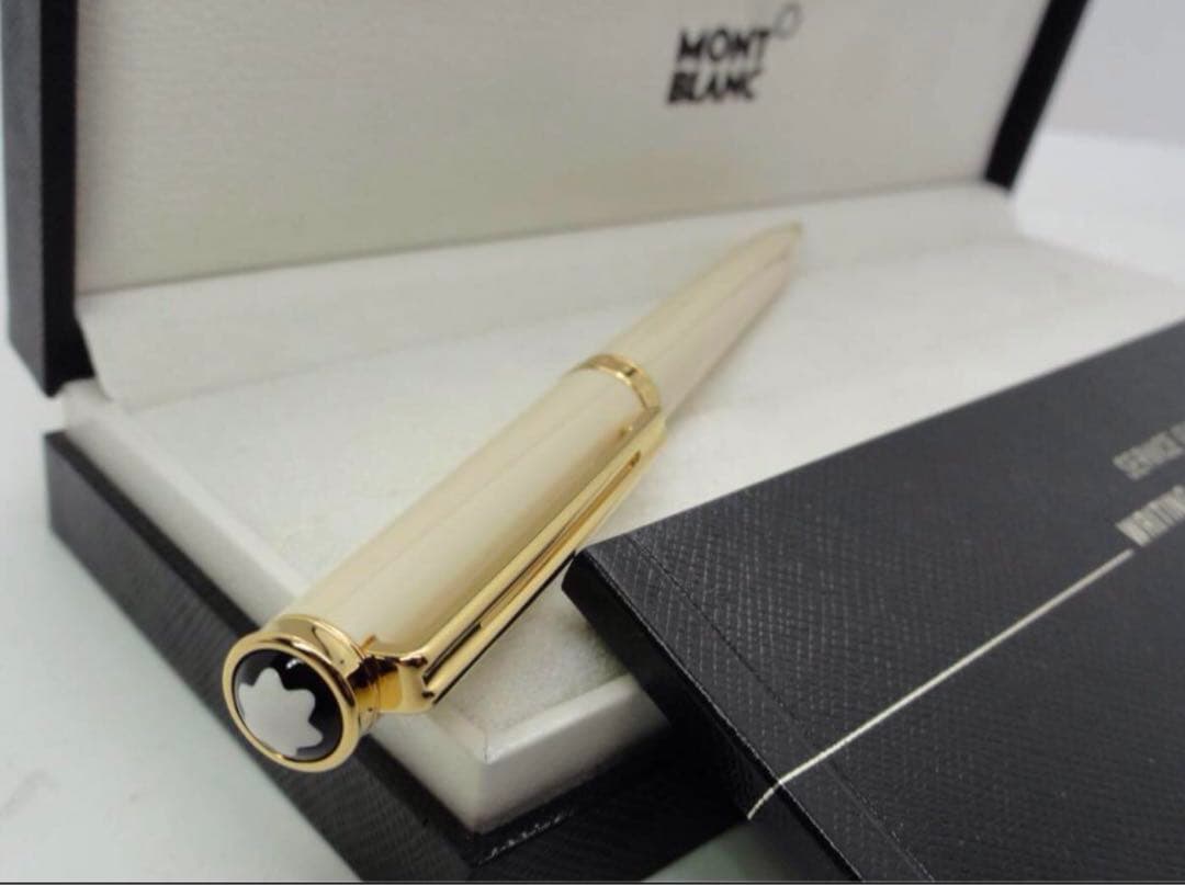 モンブラン　ボールペン★未使用の稀少な白軸ホワイト・オブリュージュNo15270