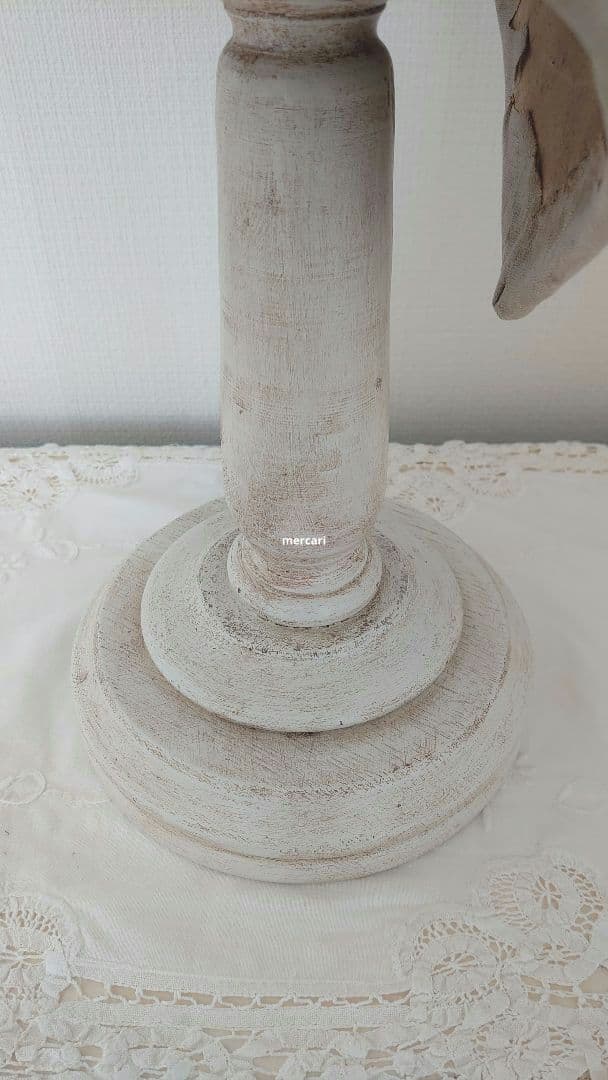 フランス製アンティーク　ホワイト　コルセットトルソー