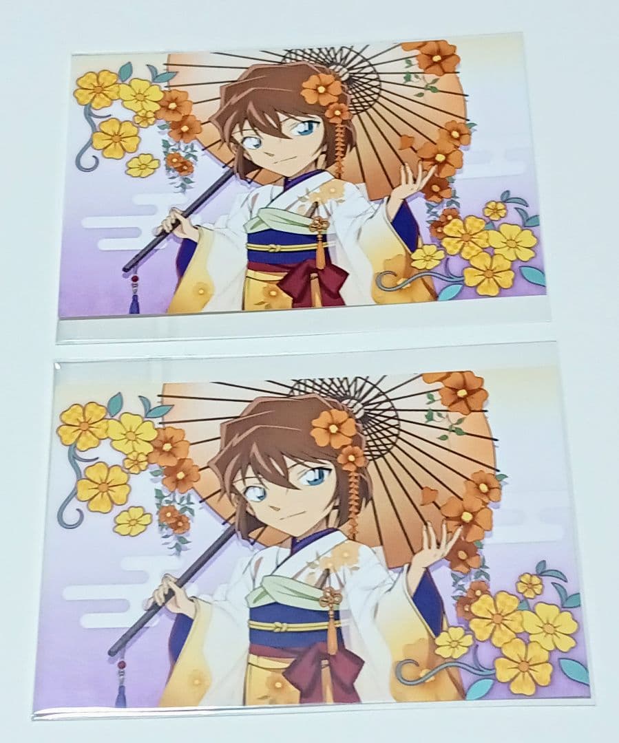 名探偵コナン 秋の華和装 灰原哀 17点セット スパークル缶バッジ含む