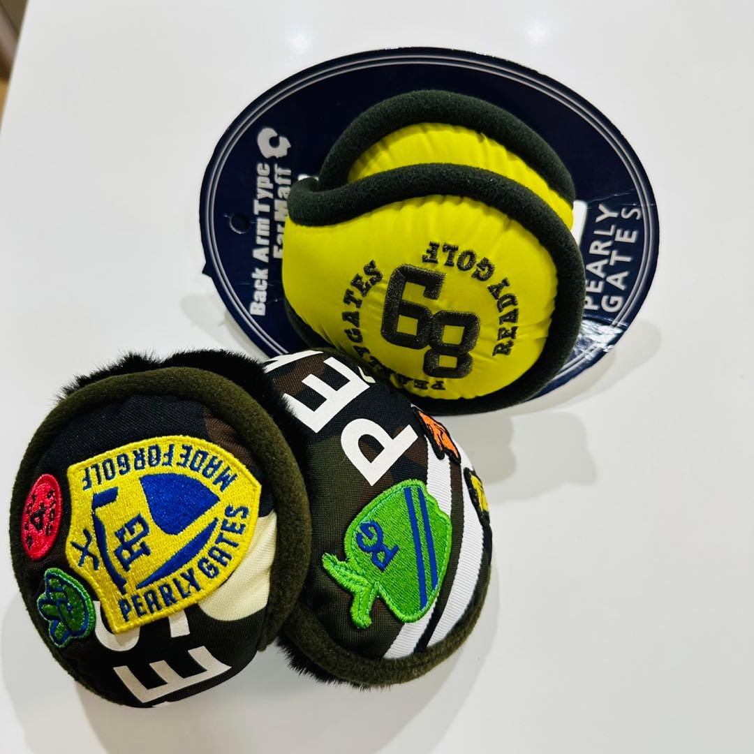 【Nakaji】PEARY GATES ゴルフバッグ イエロー×ネイビー