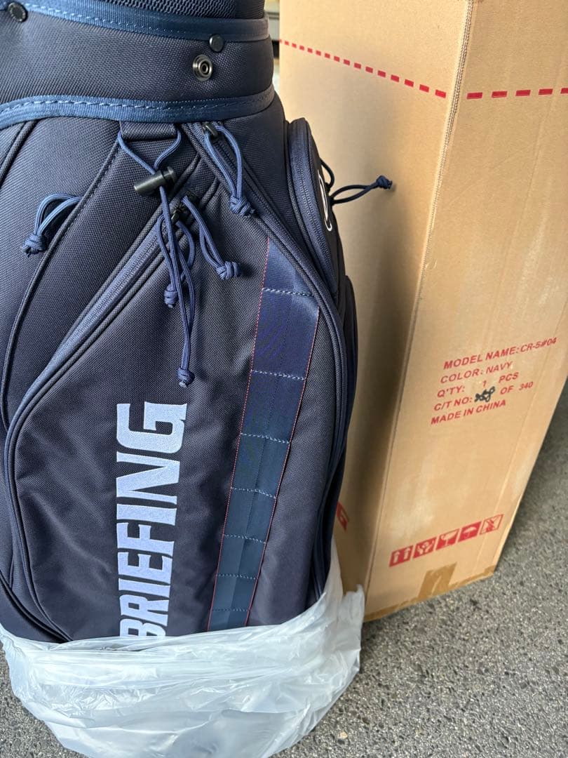 ブリーフィング CR-5 #04 キャディバッグ BRG253D04 ネイビー