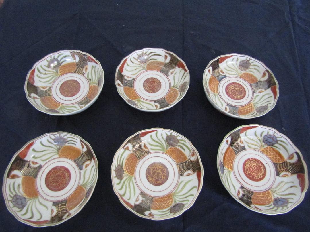 瀬戸膾皿　6客　未使用（メ320）