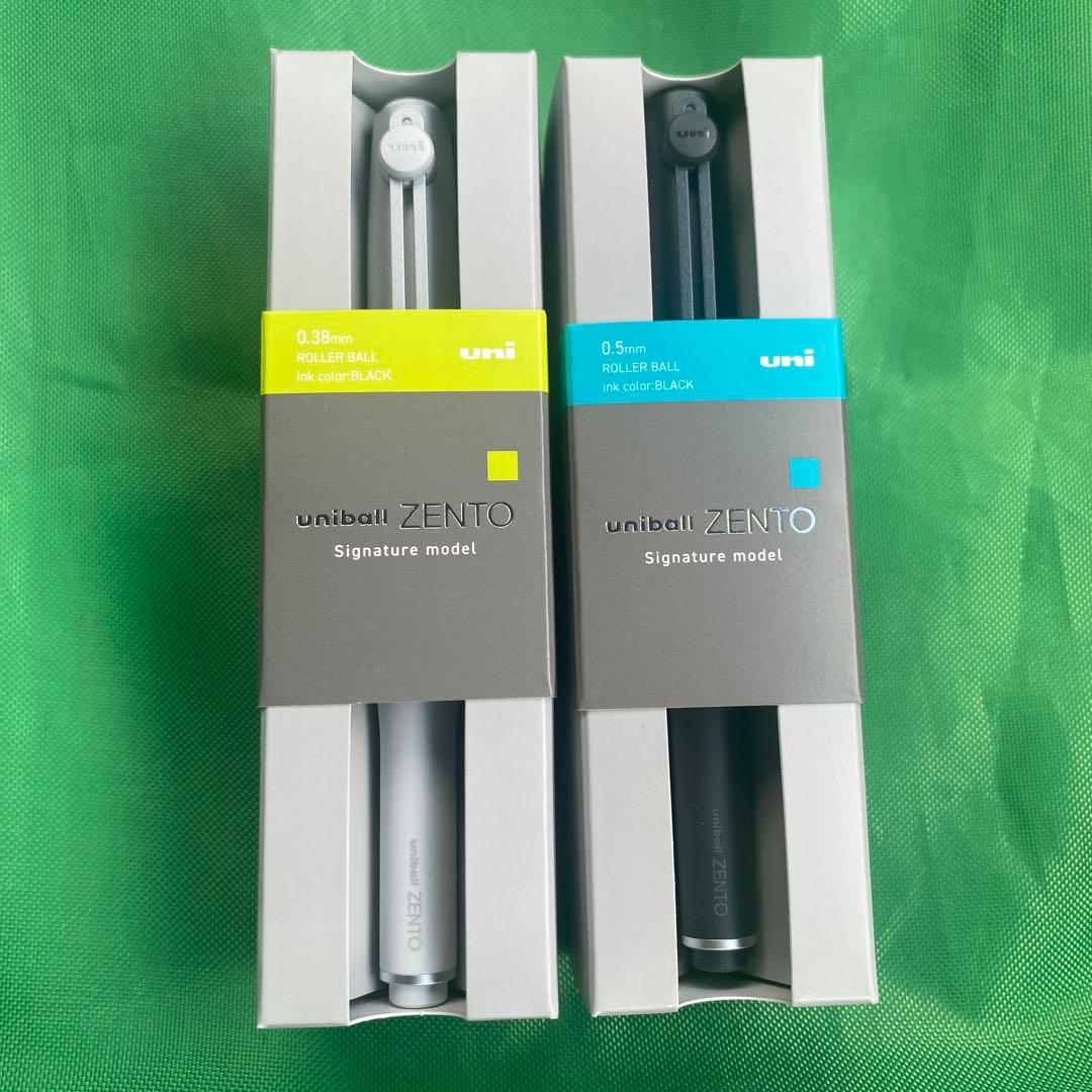 uniball ZENTO ユニボールゼント　シグネチャーモデル　ブラッシルバー