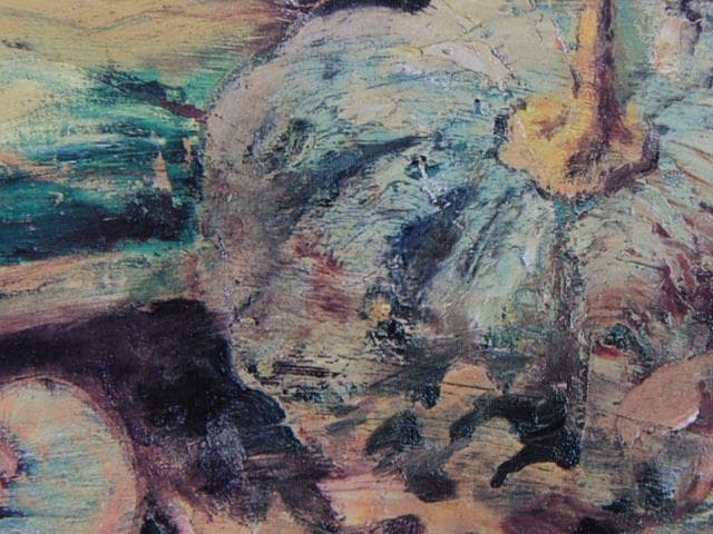 須田国太郎、『静物』、希少な画集より、新品高級額・額装付