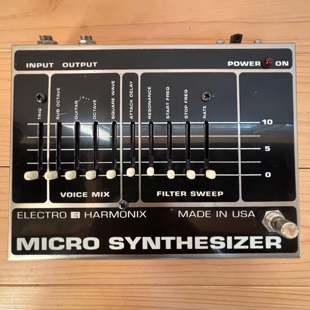 Electro-Harmonix マイクロシンセサイザー 木箱アダプタ 美完動品
