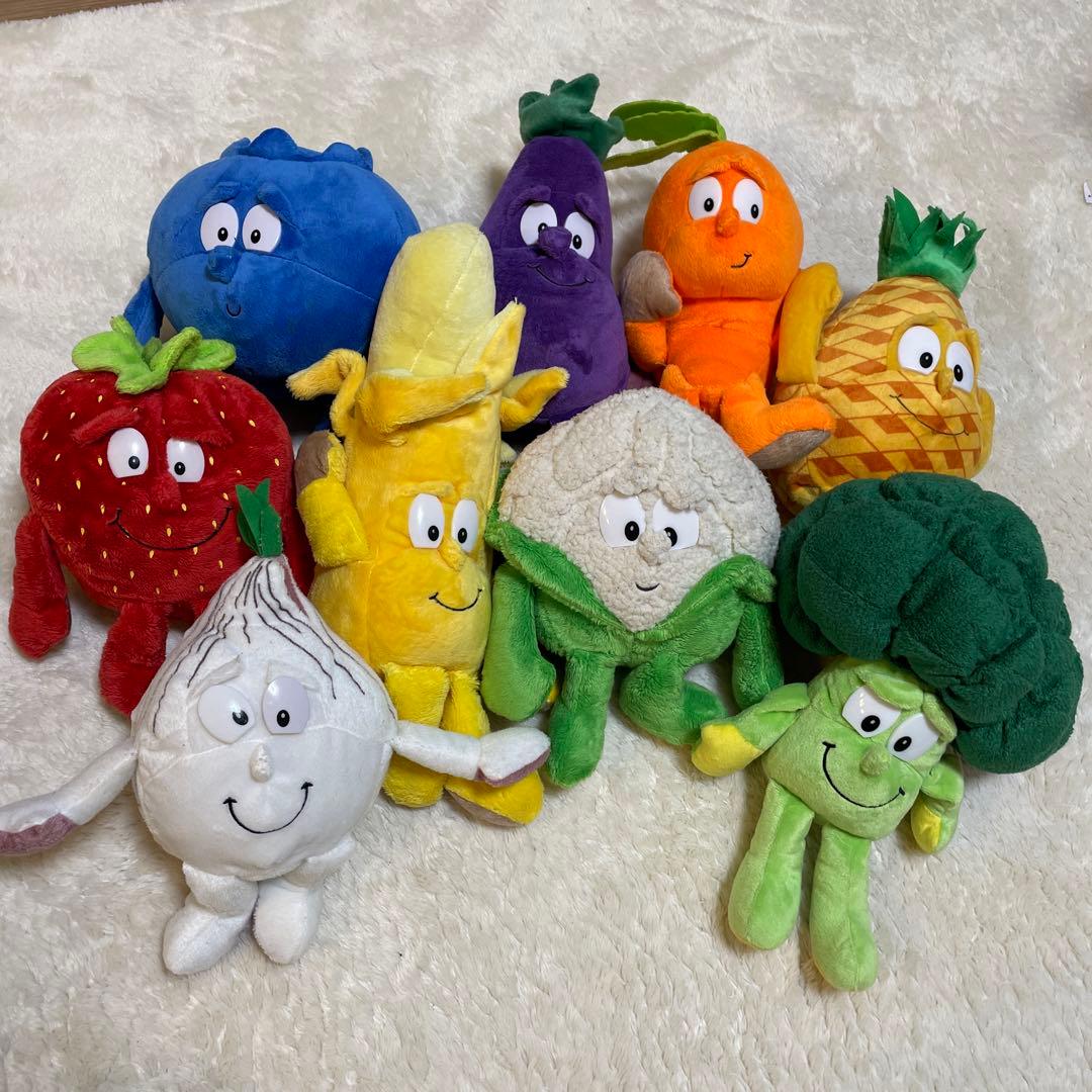 野菜キャラクターぬいぐるみ 9体セット