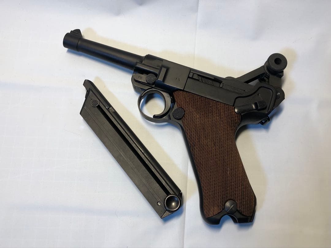 タナカワークス　ルガーP-08 ガスガンHWモデル　4インチ　18歳以上エアガン