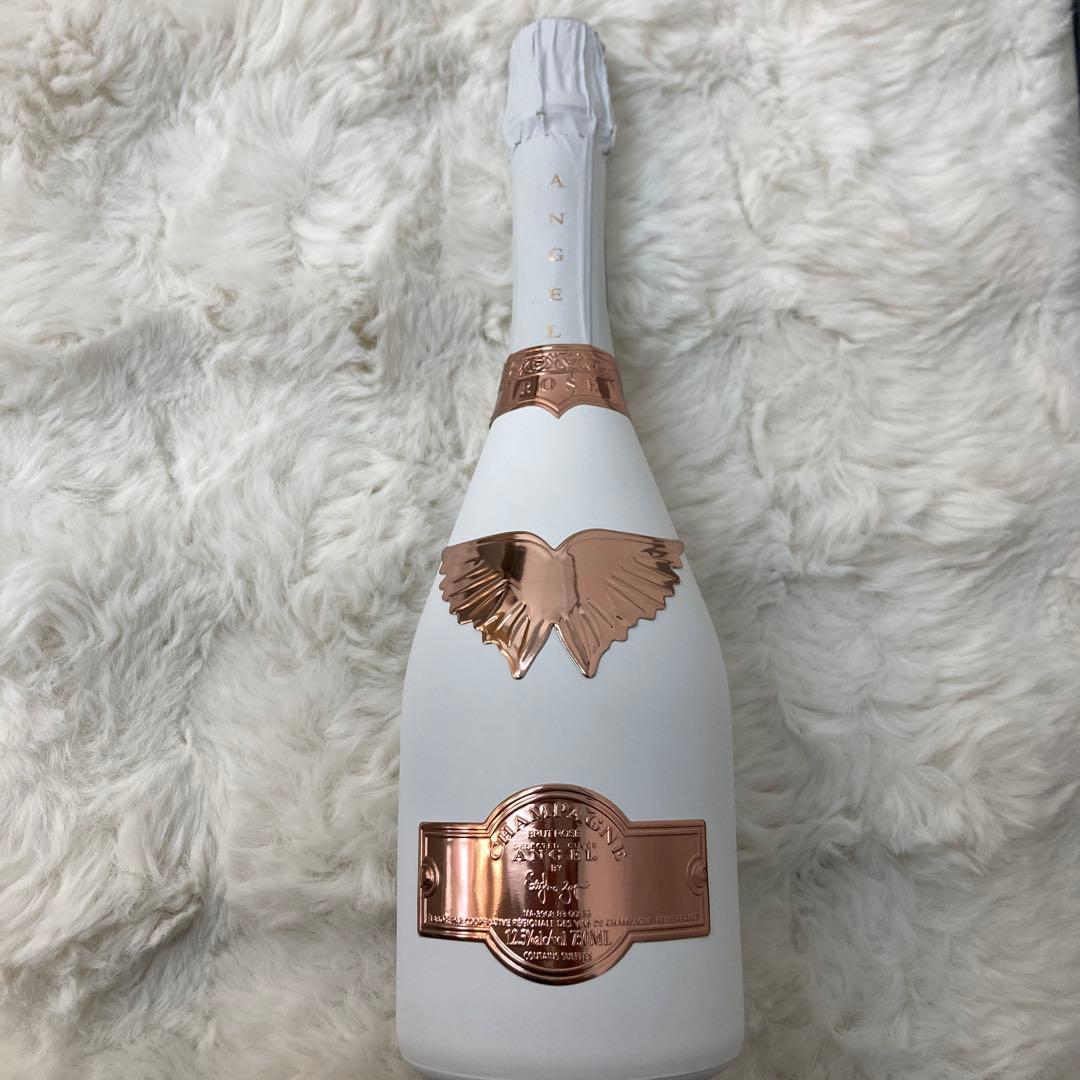 【未開栓】エンジェル シャンパン ロゼ ホワイト 750ml 箱付き ホワイト