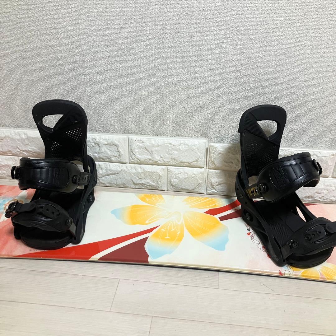 【美品】バック付BURTON Sterlingバートン スノーボードセット144