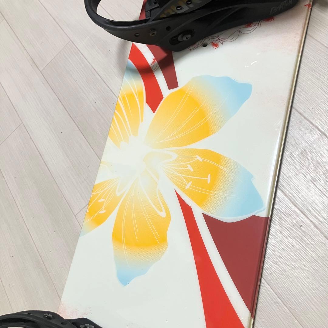 【美品】バック付BURTON Sterlingバートン スノーボードセット144