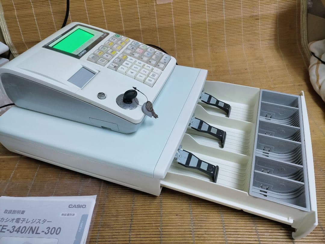 カシオレジスター　TE-340/NL300　フル設定無料　210334
