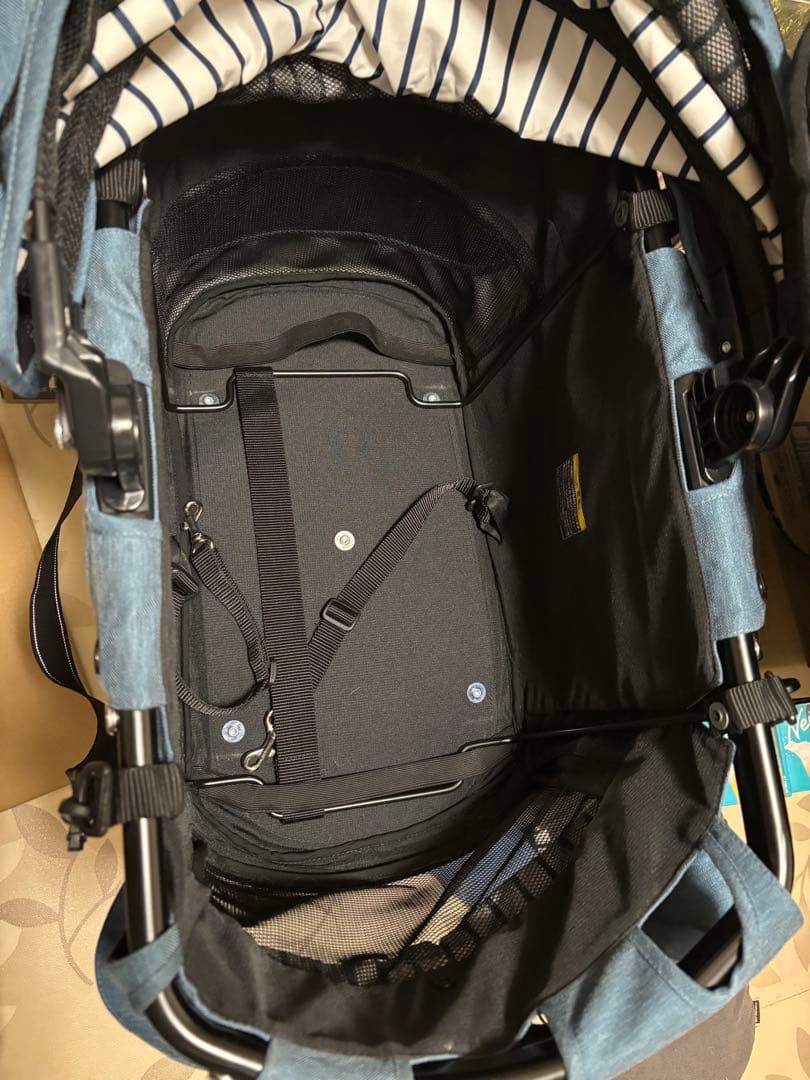 レインカバー付 コムペット ペットカート ミリミリEGロング