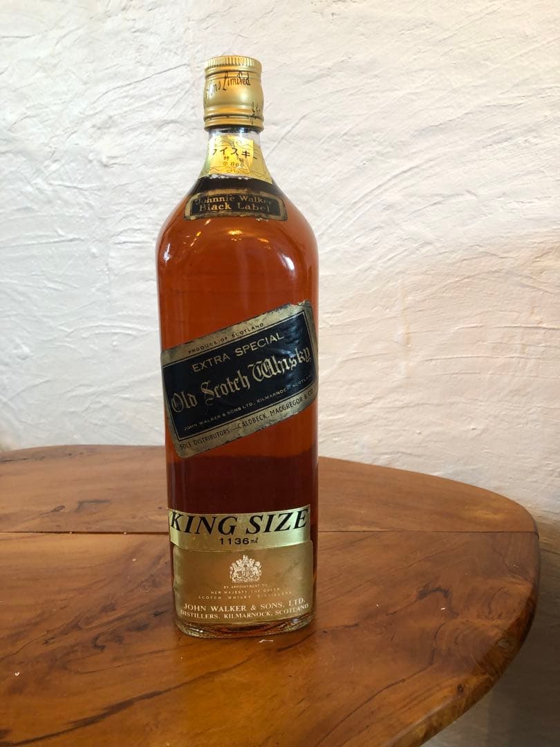 ジョニー・ウォーカー ブラックラベル KING SIZE 特級 古酒