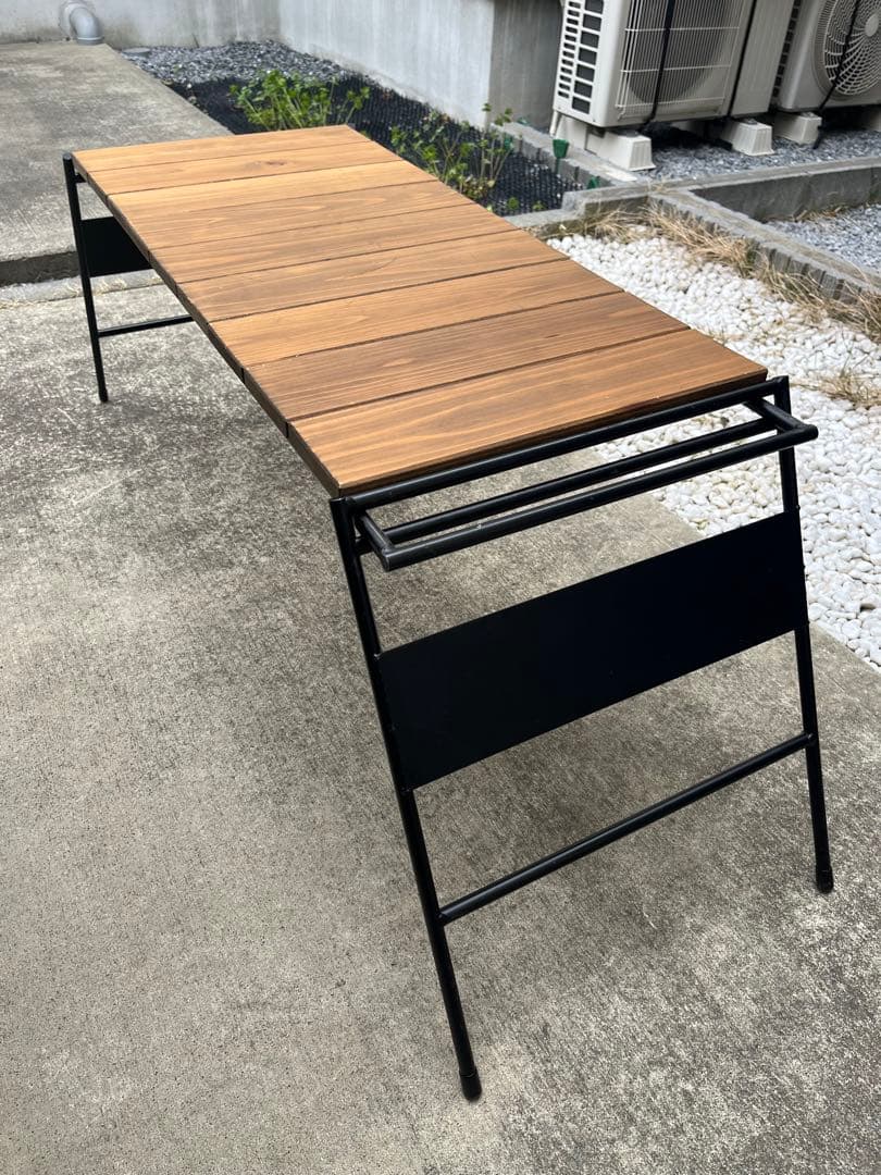 アイアン工房　アイアンテーブル　太板　アウトドアテーブル