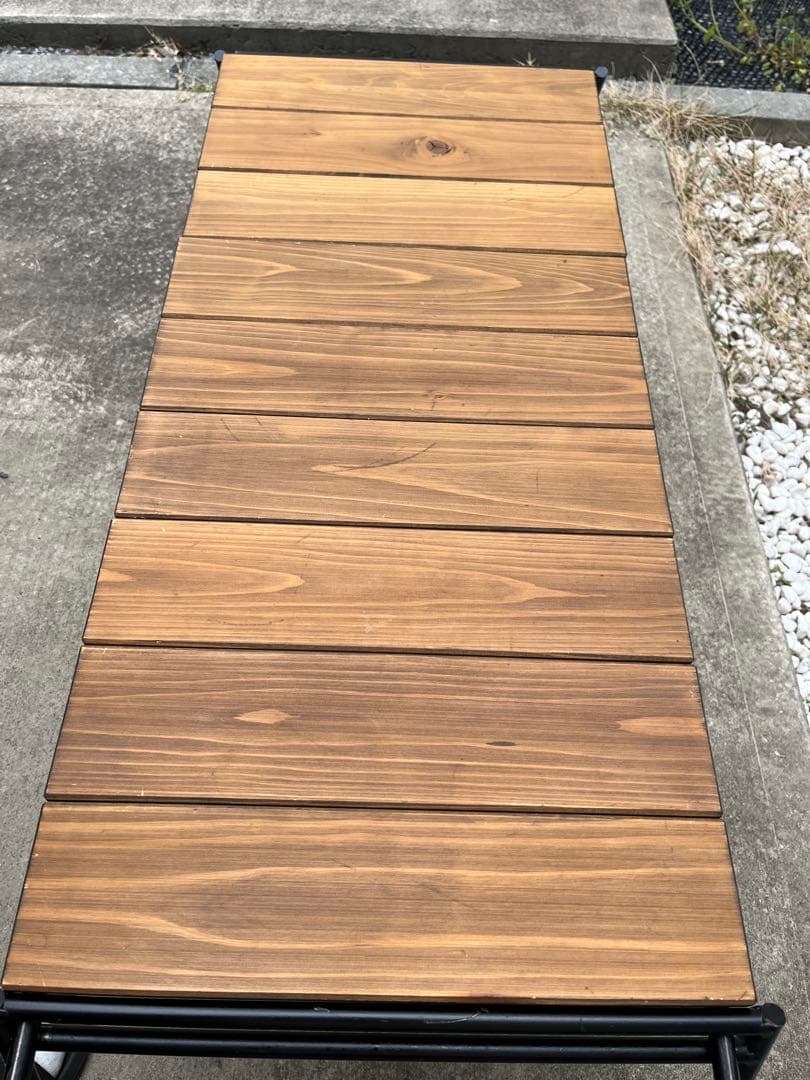 アイアン工房　アイアンテーブル　太板　アウトドアテーブル