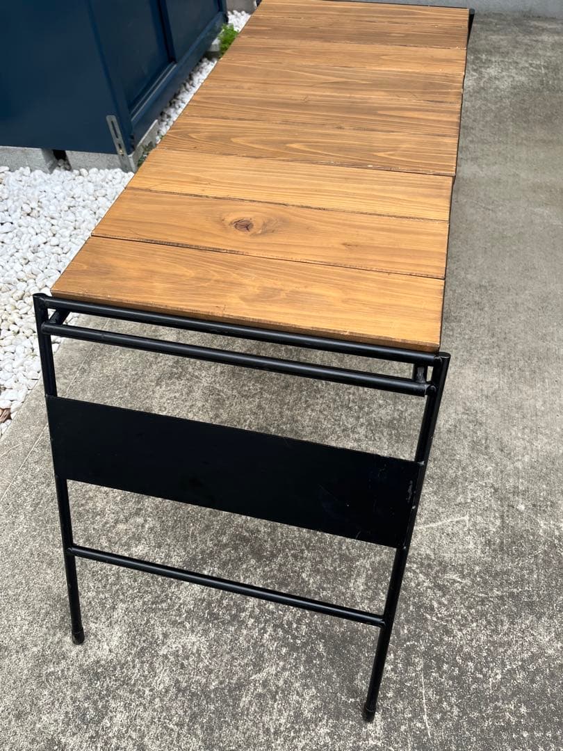 アイアン工房　アイアンテーブル　太板　アウトドアテーブル