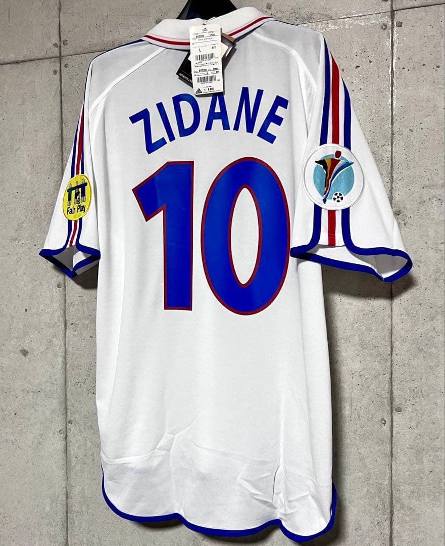 【新品/タグ付き】EURO2000 フランス代表♯10ジダン 【XLサイズ相当】