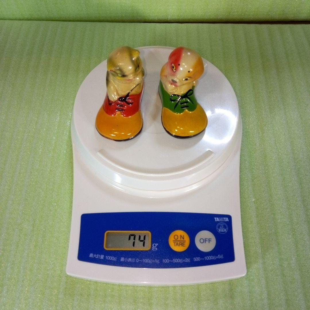 猫と犬の靴型置物　靴に入った猫と犬の鉛筆削り　フィギュア　アンティーク　レトロ