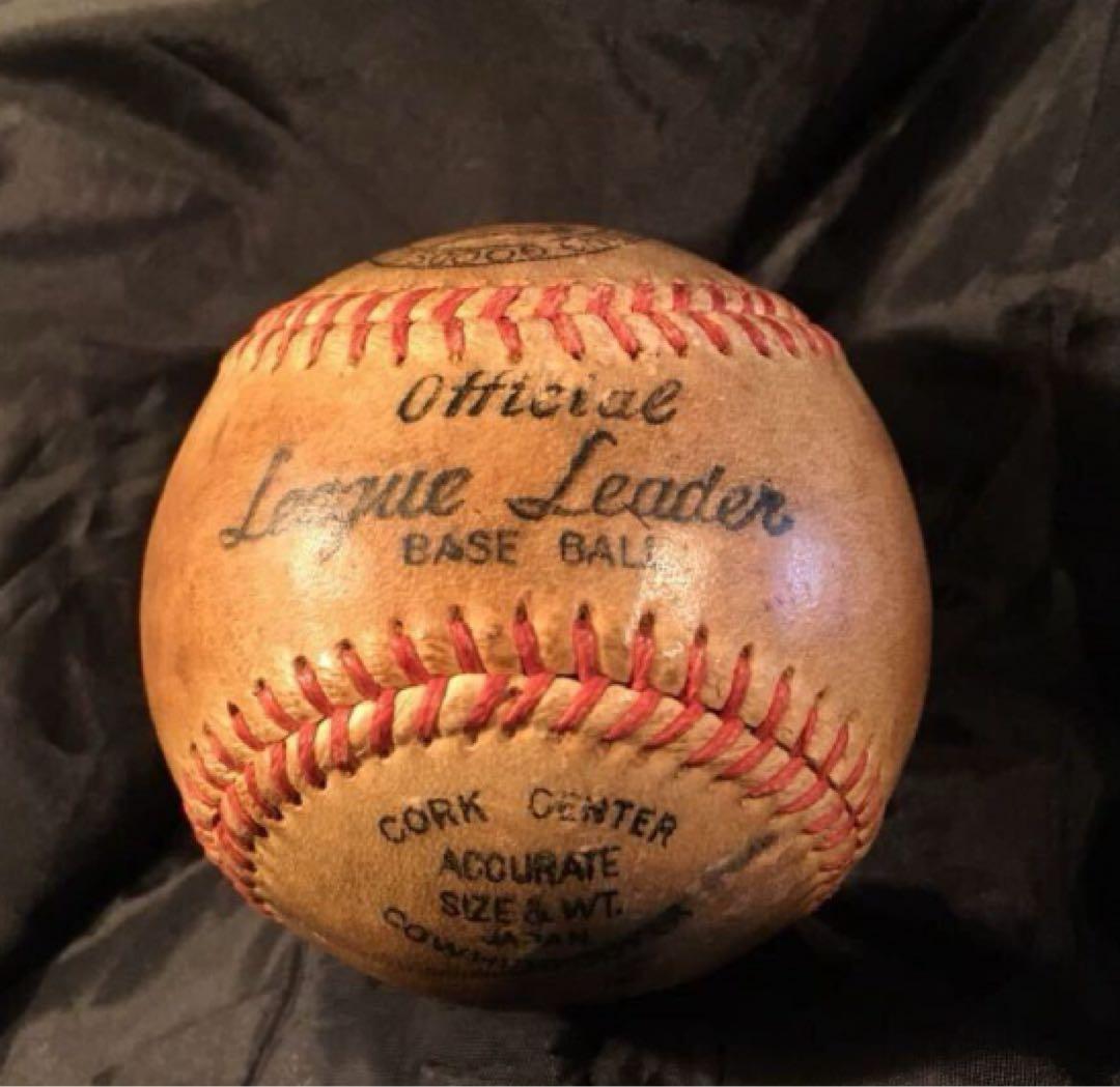 湯布院アンティーク V9プロ野球 長嶋茂雄×土井正三Wネームサインボール読売巨人