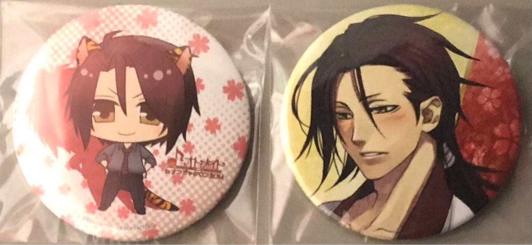 薄桜鬼 缶バッジ＆アクキ＆アクスト 14種セット 原田佐之助