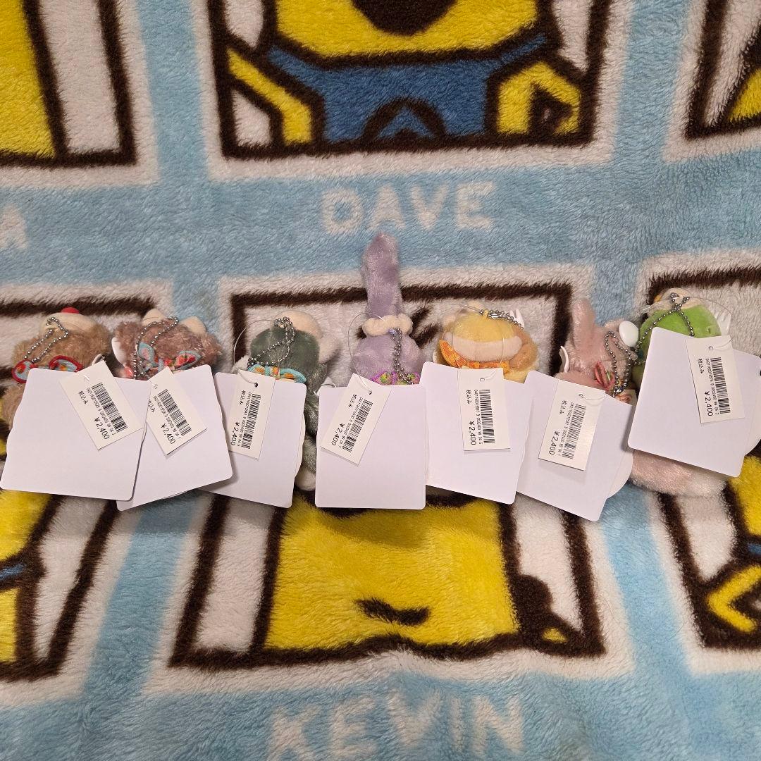 ダッフィーフレンズ ワンダフルキッチン ぬいぐるみチャーム　７体　ぬいすと