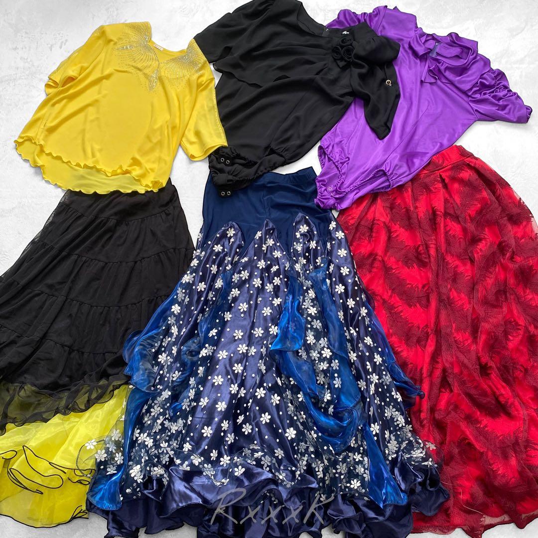 社交ダンス ロングドレス パーティー ステージ衣装 セット 大量 まとめ売り