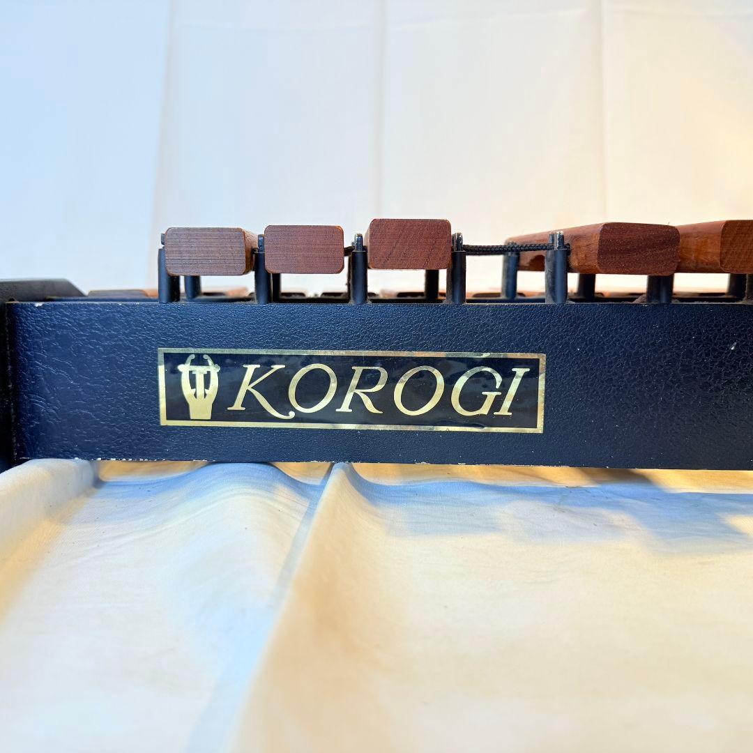 KOROGI 木製　木琴　シロフォン　コオロギ　卓上木琴　マレット　4本付