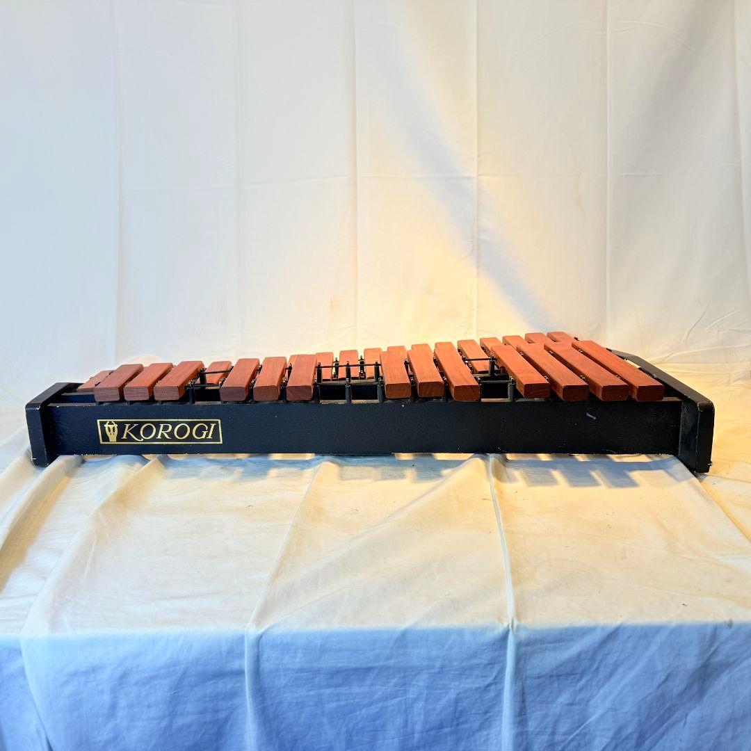 KOROGI 木製　木琴　シロフォン　コオロギ　卓上木琴　マレット　4本付