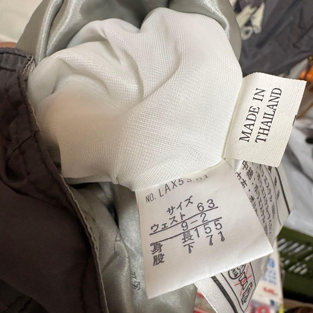 Lafont スキーウェア　アウター　くま柄　グレー　金装飾　上下セット