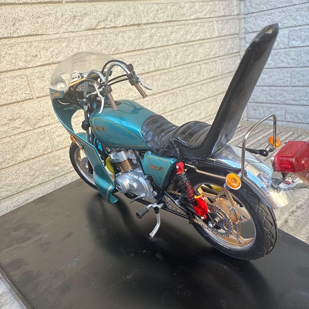俺のマシン　GS400L完成品　当時物　旧車會　暴走族　1/12ロケット　3段